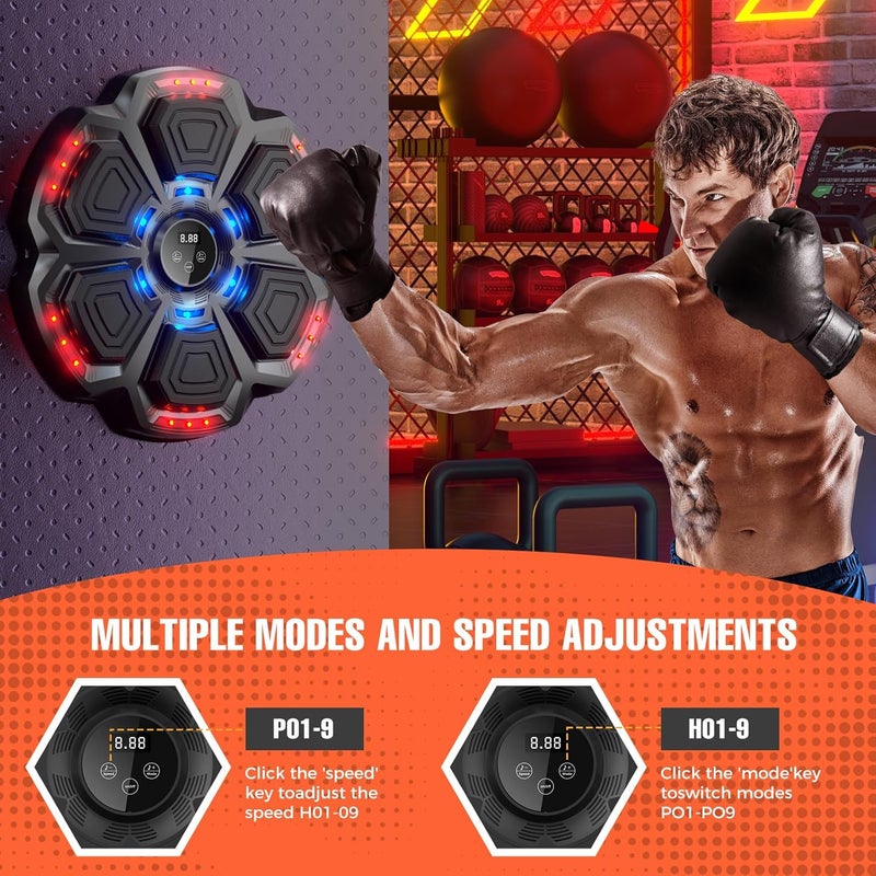BirdSuite 2026 Professional - Grade Music Boxing Machine: 9 Intelligent Training Modes, Ultra - Stable Bluetooth Connectivity, and Two Ergonomic Fist Gloves for an Immersive Fitness Experience - Image 2